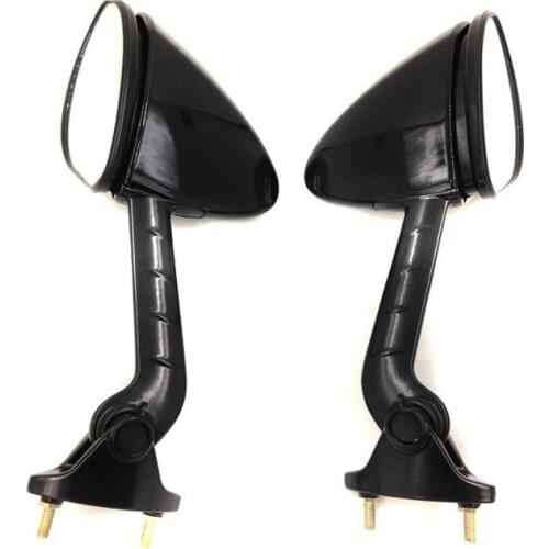 Pair Black NEW Style Side Rearview Mirrors For Kawasaki ZX14R ZZR1400 2006-2010
