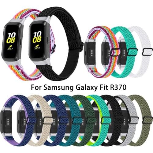 Elastic Bracelet Band For samsung galaxy fit sm r370 Strap Nylon Fabric Wristband Correa For Samsung Galaxy fit R370 accessories