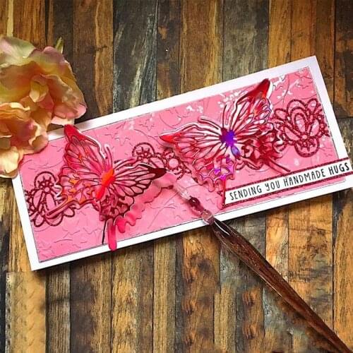 Delicate Butterfly Decorative Embossing Papercard Crafts Die 2021 Beautiful Butterfly Scrapbook Die Cuts