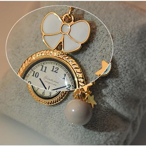 Exquisite Bowknot Asymmetrical Cute Earrings Pendant for Women Girls Jewelry