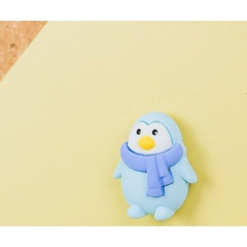 6pcs School & Office Supplies penguin Shaped Push Pins Cute Decorative Thumbtacks
