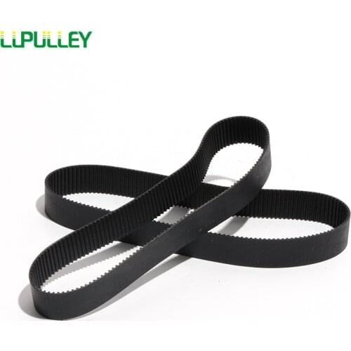 LUPULLEY S2M Rubber Timing Belt 4/6/10/15mm Belt Width Pitch Length S2M-190/192/194/200/202/204/208/210/212/214/218mm
