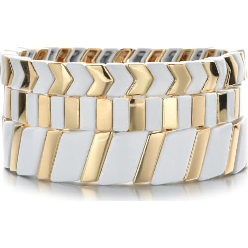 Set Boho Enamel Bangle Bracelets for Women Bohemian Fashion Charm Friendship Bracelets Female Man 2021 Accessories Gifts