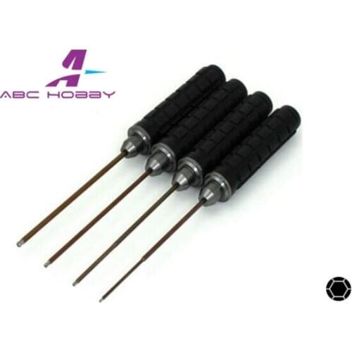 RC Silicone handle Ball Metric Tools set (1.5 2.0 2.5 3.0mm) red tip