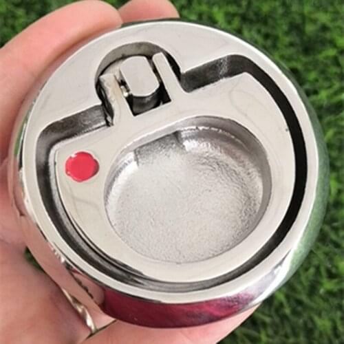 Red Dot Boat Cam Latch 316 Stainless Steel Floor Buckle Hatch Pull Marine Flush Lift Pull with Back Plate