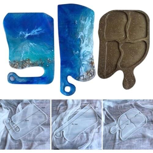 New Irregular Silicone Fruit Trays Making Mould With Handles Home Decoration Tools Desktop Decoration Crafts