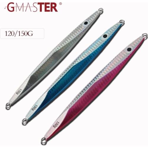 GMASTER Fast Jigging Lure 120g150gLead jig strong glow and Japan laser artificial Fishing Lure
