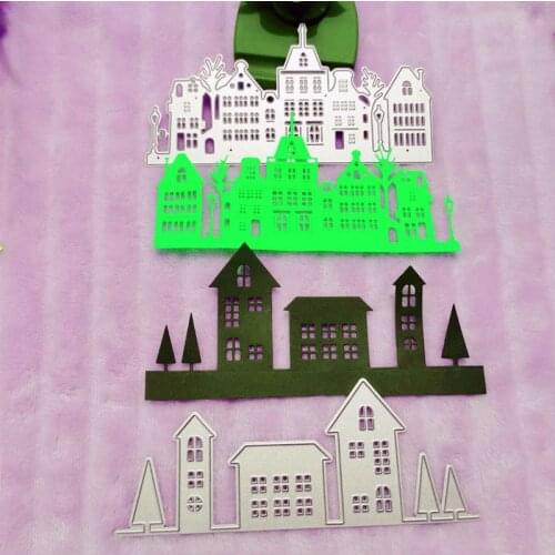 Luxury Villa Metal Cutting Dies for DIY Scrapbooking Album Paper Cards Decorative Crafts Embossing Die Cuts