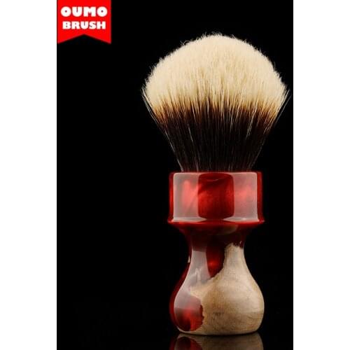 OUMOBRUSH - Master Series Shaving Brush with SILK/ACE Shaving Brush Knot