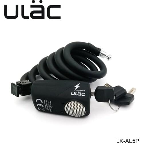 ULAC AL5P bicycle lock Steel Chain Bicycle Electronic Alarm Lock MTB Anti-theft Lock Bike motorcycle lock