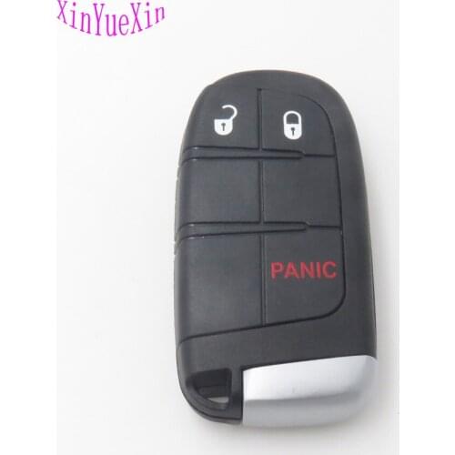 Xinyuexin Smart Remote Car Key Cover FOB Case For Chrysler 300 For Dodg Durango For Jeep Grand Cherokee 3Button Blank Key SHELL