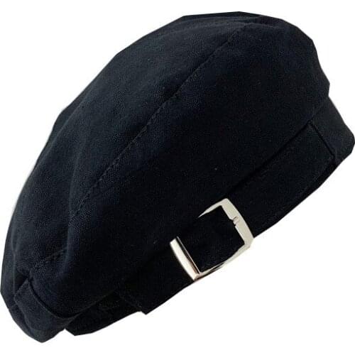 2020 Autumn and Winter Womens Hat Fashion Ribbon Bow Beret Letter Embroidery Winter Hat Retro Mens Beret French Hat Navy Hat