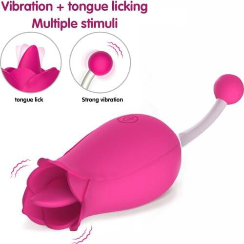 10 Speeds G Spot Clitoris Massager Tongue Lick Vibrator For Couples Vagina Egg Clit Stimulator Intimate Adult Sex Toys For Women