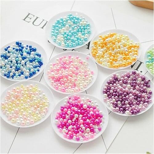 18g New Simulation Pearl For Crystal Clay Hand gum DIY Decoration Slime Supplies Slime Accessories