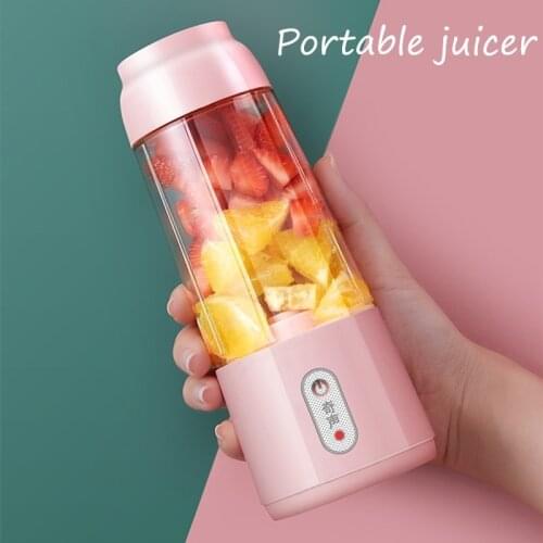 300ML Portable Juice Cup USB Mixer Electric Juicer Smoothie Blender Mini Food Processor Personal Lemon Squeezer Orange Juicer