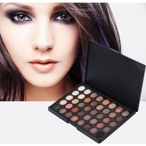 40 Colours Eye Shadow Cream Waterproof Earth Warm Luminous Sets Make Up Eyeshadow Palette Maquillage Glitter Eye Shadow Pallete