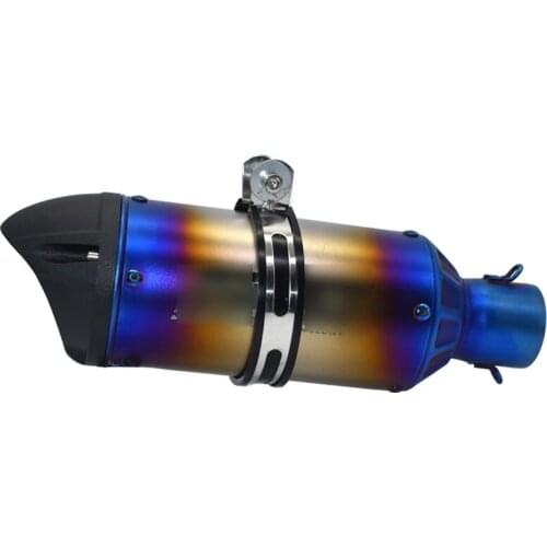 51mm Universal Motorcycle GP Exhaust Pipe Escape moto Modified Laser Muffler For Honda Ninjia 250 ATV PCX155 NVX155 R25 MSX mt09