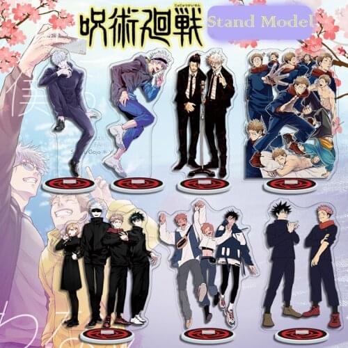 Anime Jujutsu Kaisen 16cm Gojo Satoru Yuji Megumi Kugisaki Nanami Sukuna Maki Inumaki Acrylic Figure Desk Stand Models 81-120