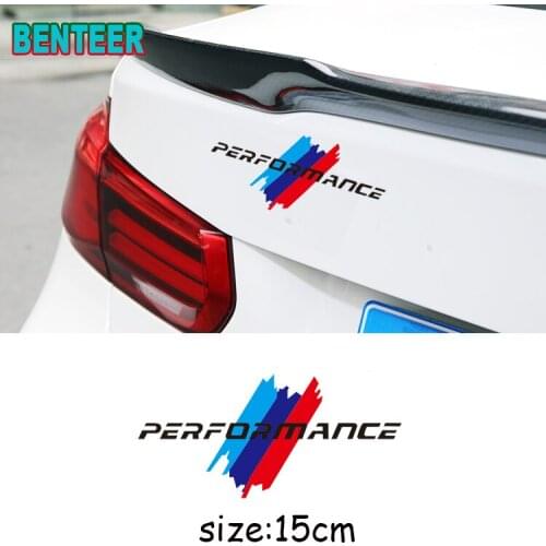 M power performance car sticker for bmw E36 E39 E46 E60 E61 E64 E70 E87 E90 E83 F10 F20 F30