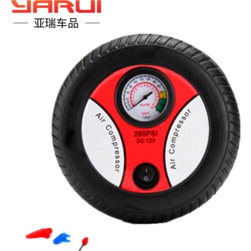 Car Inflatable pump Tire portable pumping 12v electric high-voltage with cylinder