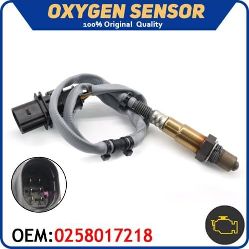 Car Front Left Air Fuel Ratio Probe Lambda O2 Oxygen Sensor 0258017218 For 2010-2016 Porsche Panamera 3.6L 4.8L V6 V8