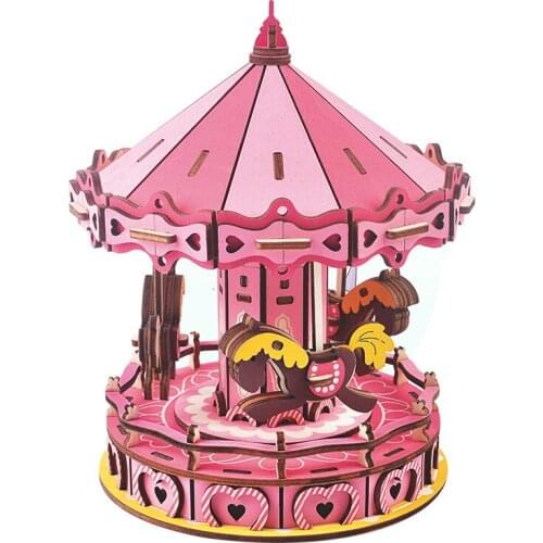 Kids Toys 3d Wooden Puzzle Simulation Model Three-dimensional Jigsaw Puzzle Children DIY Handmade Parts Wooden Toys