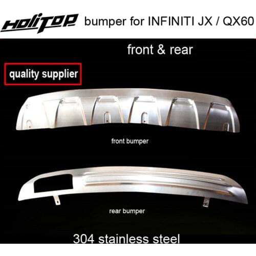 For INFINITI JX JX35 QX QX60 304 stainless steel skid plate/bumper protector guard,2013-2016.front & rear. necessary protection