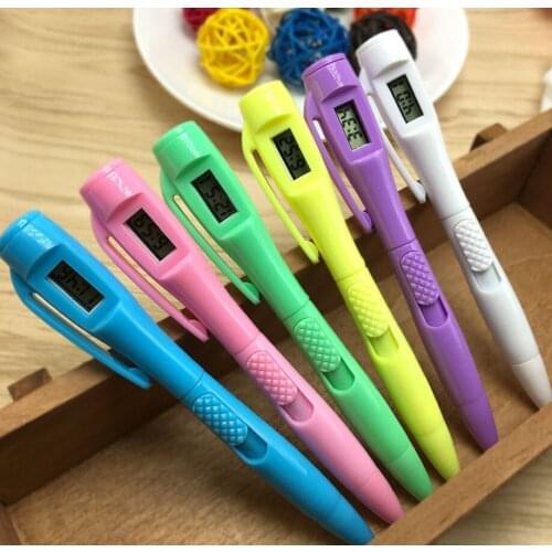 Electronic watch test electronic clock special ballpoint pen for students, civil servants, office students and gifts for schools