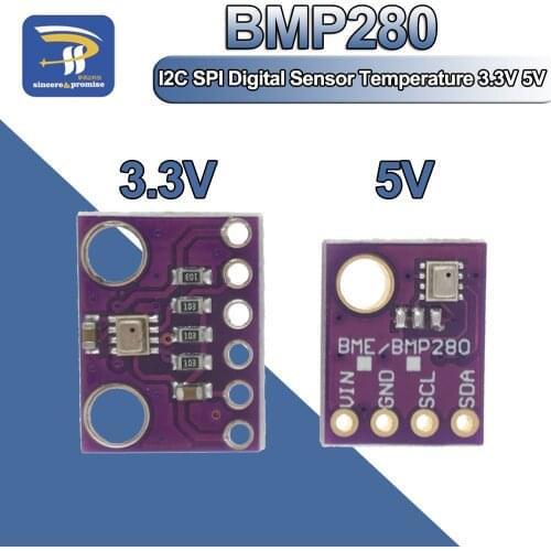 I2C SPI BMP280 3.3V Digital Barometric Pressure Altitude Sensor DC High Precision 1.8-5V Temperature Module For Arduino