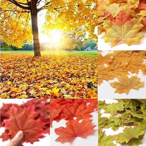 Simulation Maple Leaf Photo Scene Layout Decoration