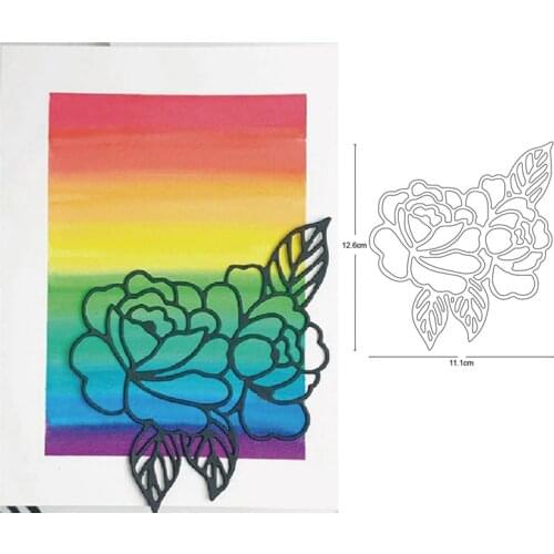 Customized dies Flower Leaves Corder Metal Cutting Dies Stencils For DIY dies Scrapbooking Embossing Cards Making Craft Dies NEW