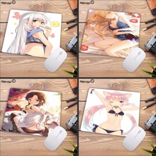 Mairuige Anime Japan Sexy Girl Picture Comfort Mouse Mat Speed Mousepad Gaming Speed Mouse pads Size for 18x22/20x25/25x29cm