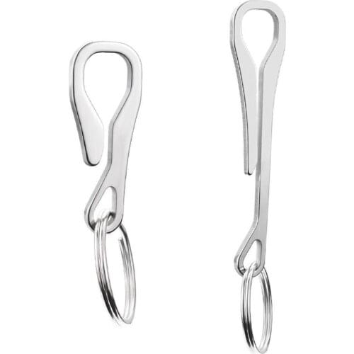 Key Dangler Pack by KeySmart Clip Your KeySmart to Anything steel Keychain Securely attach keychain belt Outdoor Carabiner