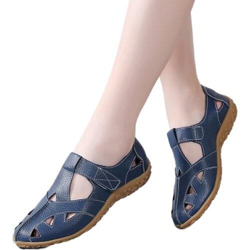 New Women Sandals Flat Little White Shoes Women Casual Platform Ladies Vintage Sandals Shoes for Dropshipping Zapatos De Mujer