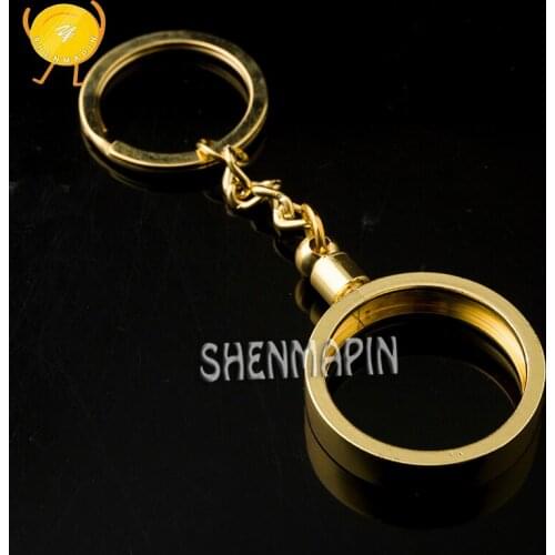 27MM Commemorative Coin Acrylic Protection Box Coin Accessories Key Ring Coin Decoration Gift