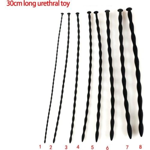 30cm Silicone Urethral Plug Sound Dilator Catheter Stimulate Masturbation Insert Adult Sex Toys for Man