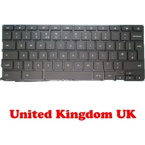 Laptop Replacement Backlit Keyboard For Google Chromebook Pixel 2015 2015 C1501W United States US United Kingdom UK NO Frame