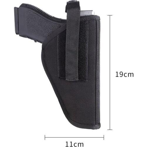 Universal Holster Concealed Soft Comfort Nylon Clip Tactical Waist Sleeve Right Left Hand Type Revolver Glock Colt PM PPK CZ 75