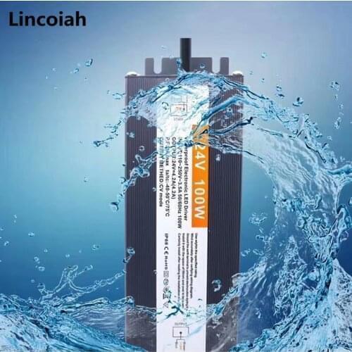 IP68 Waterproof Lighting Transformer AC 110V 220V DC 12V 24V LED Driver Adapter Power Supply For 5050 2835 3528 led strip light