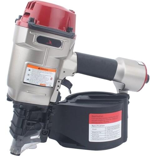 YOUSAILING Quality CN70 Pneumatic Coil Roofing Nailer Tool Air Nailing Gun Coil Nailer Pneumatic Nailer Woodworking Tool