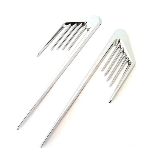 1 Pair Chrome Car Side Air Vent Fender Cover Hood Grille Pointed Decorative Sticker