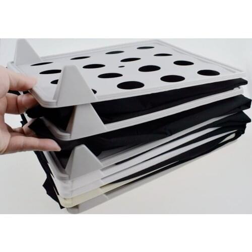 10Pcs Fast Clothes Fold Board Clothing Organization System Shirt Folder Travel Closet Drawer Stack Household Closet Organizer