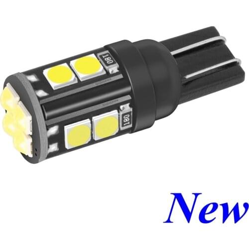 100Pcs 2020 New T10 W5W WY5W 921 2825 Super Bright LED Car Interior Reading Dome Light Auto Parking Lamp Wedge Tail Side Bulb