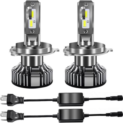 2pcs High power 60W H4 Led Car Headlight H7 LED H8 H9 H11 HB4 9006 9005 HB3 CSP LED Headlight Bulb