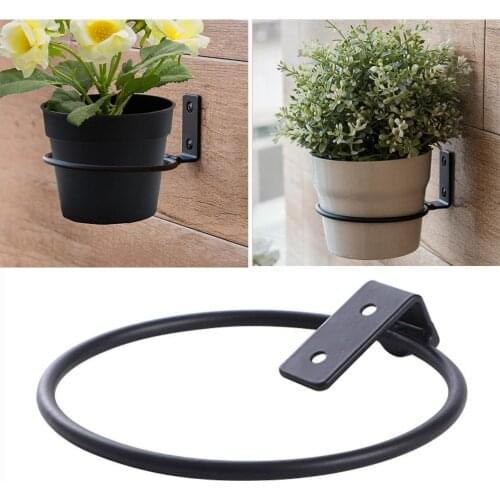 3Pcs/Set Flower Pot Hanging Storage Rack Flowerpot Ring Wall Mount Pot Holder Flower Plant Vase Display Stand
