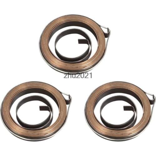 Drill Press Quill Feed Return Coil Spring Assembly 980mm 43x6x0.65mm 3pcs