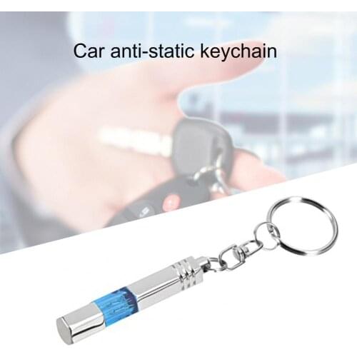 HOT Electricity Remover Convenient No Battery Needed Hexagon Car Anti-static Keychain for Spring/Winter Car Anti-static Keychain