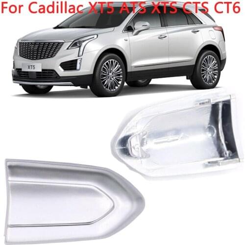 For Cadillac XT5 ATS XTS CTS CT6 Car Exterior Door Handle Silver Cover Cap 13522322 13522324 13599547