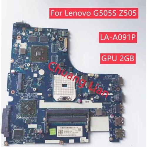 For Lenovo G505S Z505 notebook motherboard VALGC/GD LA-A091P wisocket CPU GPU HD8570M+8650M R5 M230 2G DDR3 100% Fully Tested