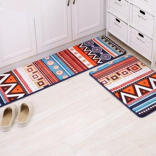 Geometric Bohemia Style Fashion Soft Tapete Kitchen Non-Slip Floor Mats For Living Room Bedroom Doormat Home Decor Carpet Rugs